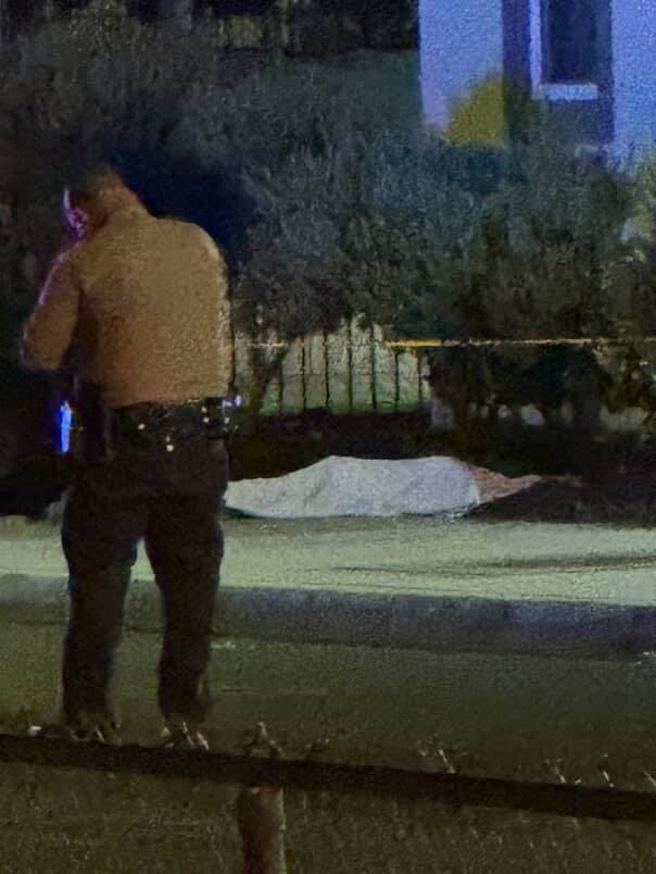 929/902R....Fern and Jackman near Hero’s Park....person down on sidewalk wearing a white...