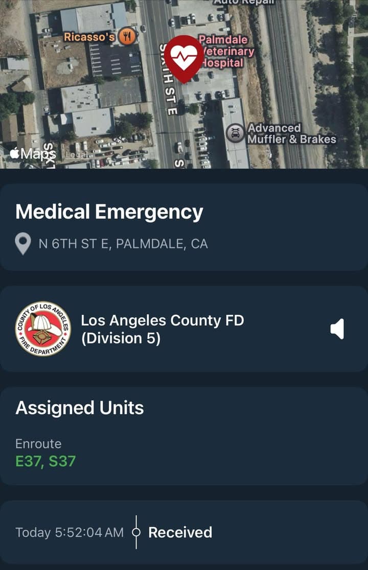 602…38535 6th Street East (California Recuperative Care)…male, Hispanic, adult trying to kick...