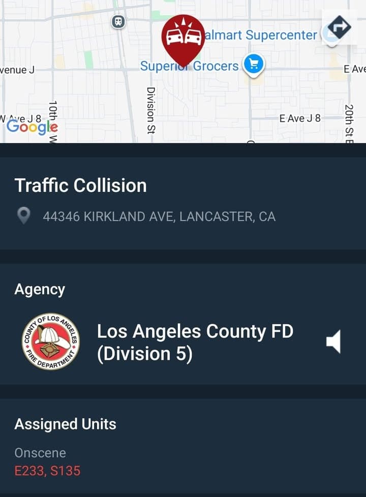 902T/902R....Avenue J and Kirkland Avenue....solo vehicle rollover.....driver running towards 5th Street East....sheriff...