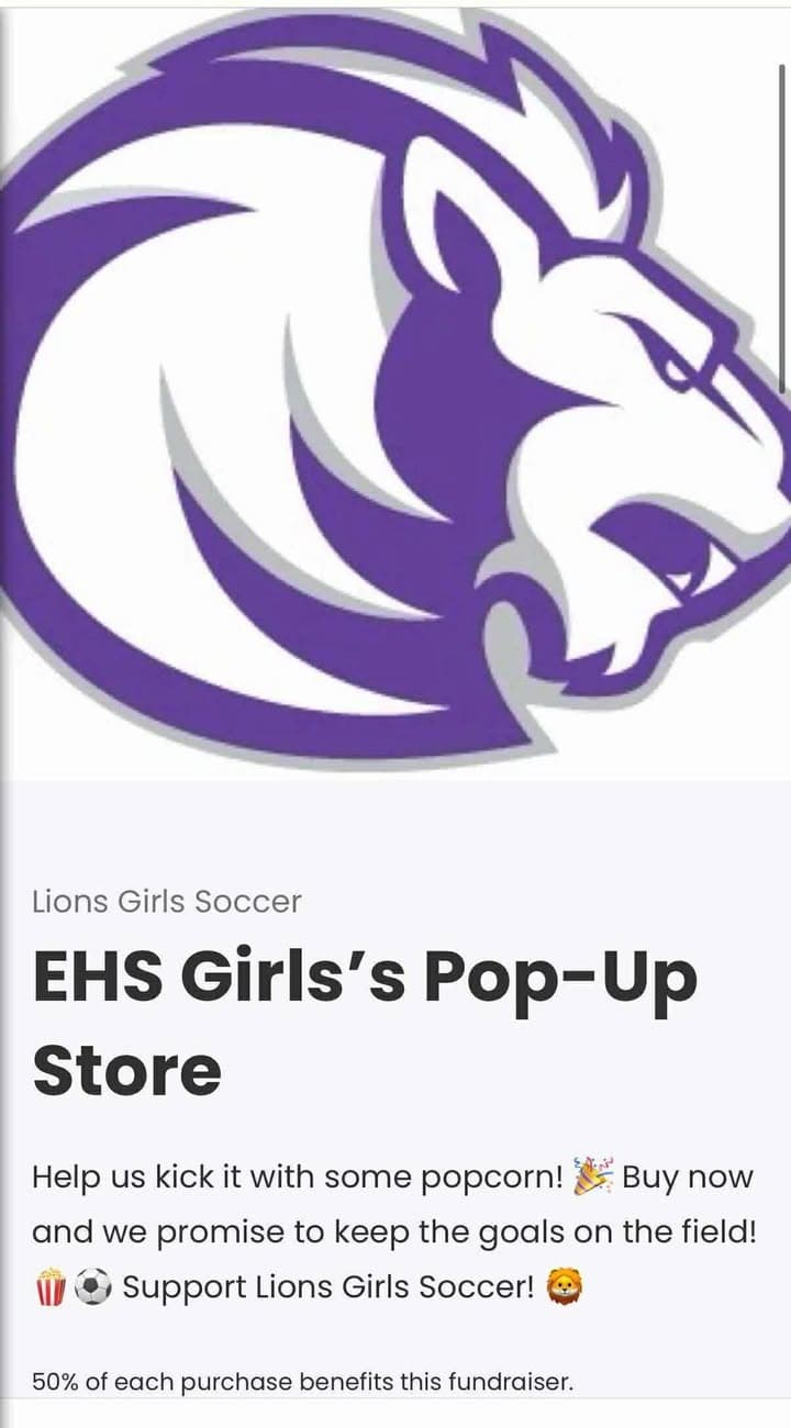 Here’s a great opportunity to support the Girl’s Soccer team at Eastside...