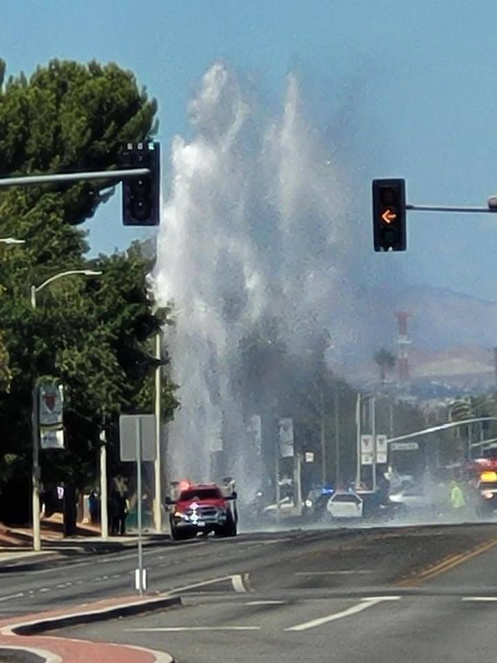Vehicle vs fire hydrant on 10th Street West and Avenue K-12