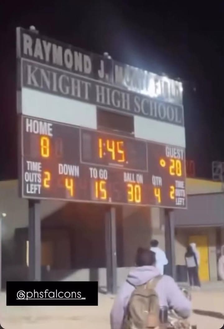 Palmdale High (28) vs Knight High (8) Varsity football