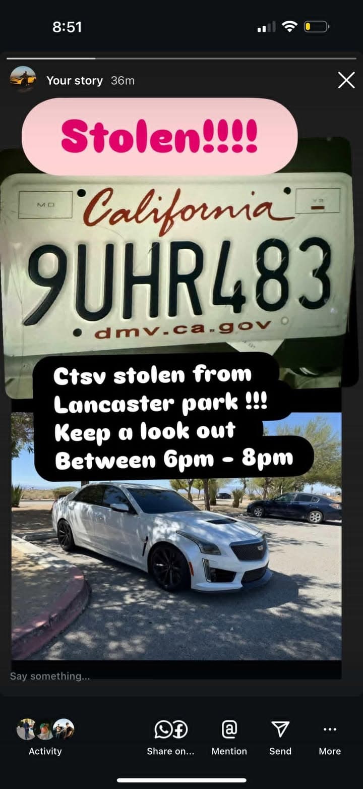 STOLEN Got stolen between 6-8 pm Tuesday from Lancaster park by the...