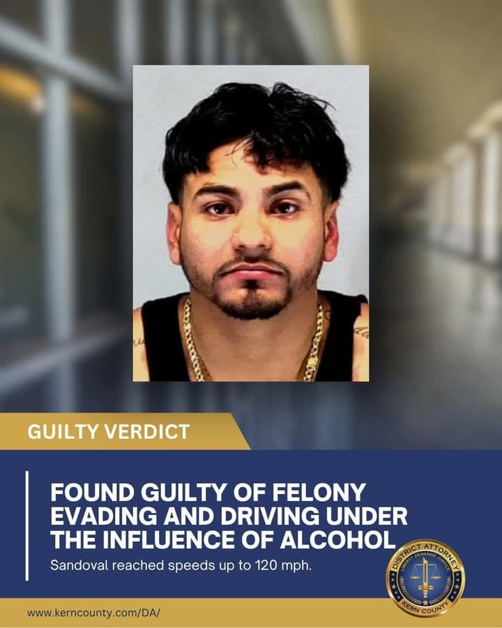 A Kern County jury returned a verdict today, finding Arnulfo Quintana Sandoval...