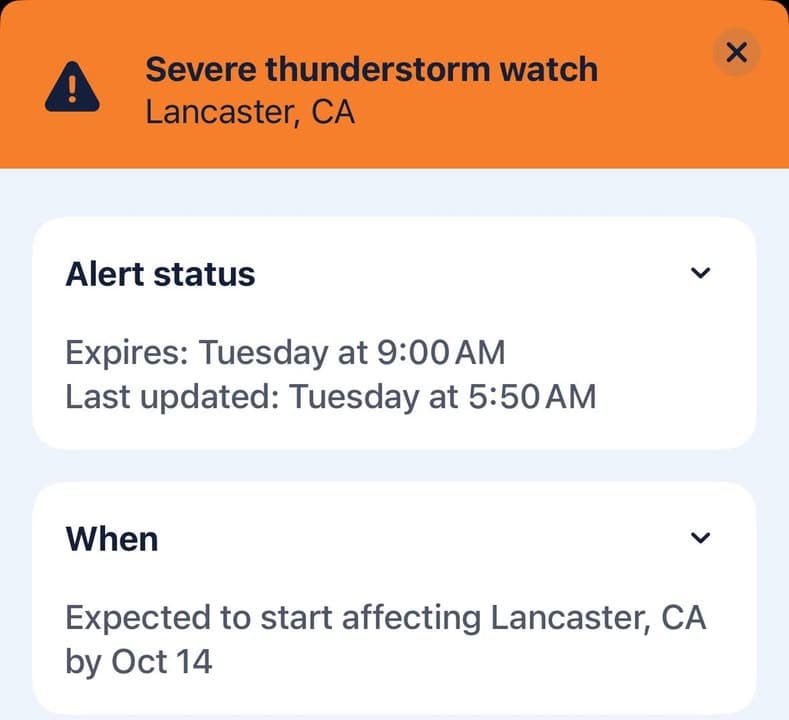 Wet Commute Ahead for Antelope Valley Residents The National Weather Service has...