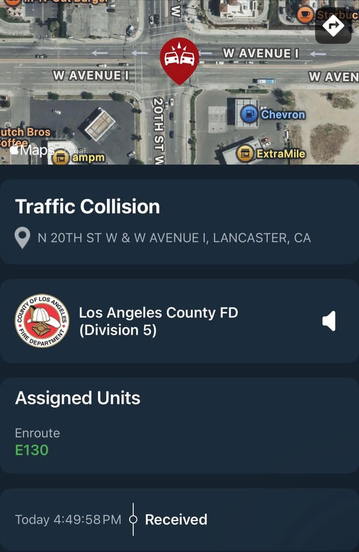 902T/902R…20th Street West and Avenue I…2 vehicle traffic collision just east of...
