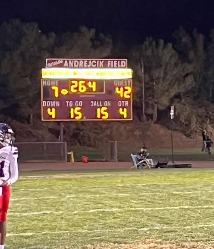 Highland High (7) vs Lancaster High (42) Varsity