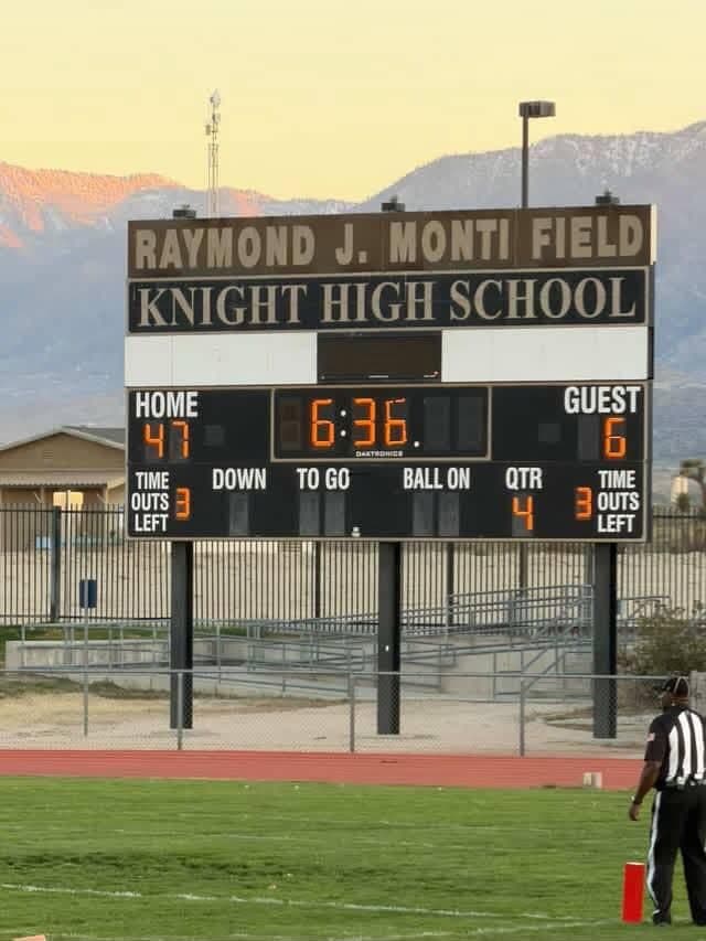 Knight High (47) vs Quartz Hill High (6) JV