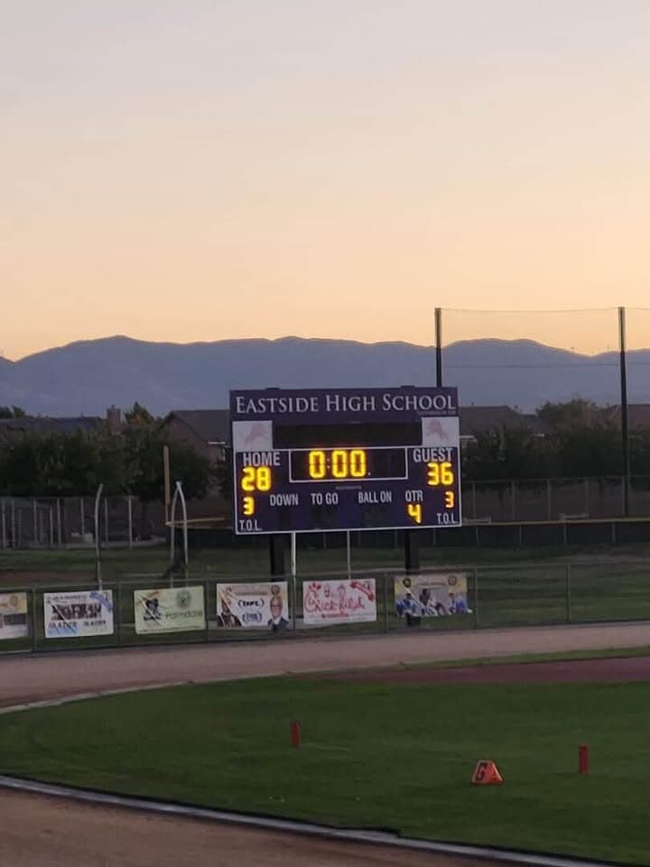 Eastside High (28) vs Palmdale High (36) JV