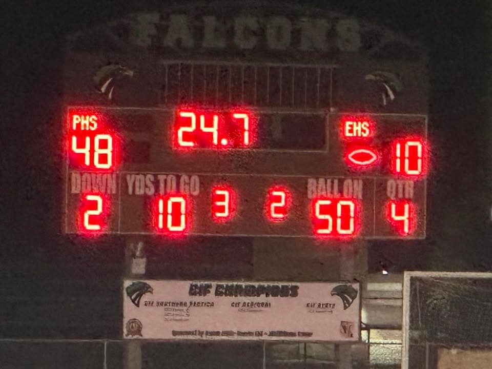 Palmdale High (48) vs Eastside High (10) Varsity