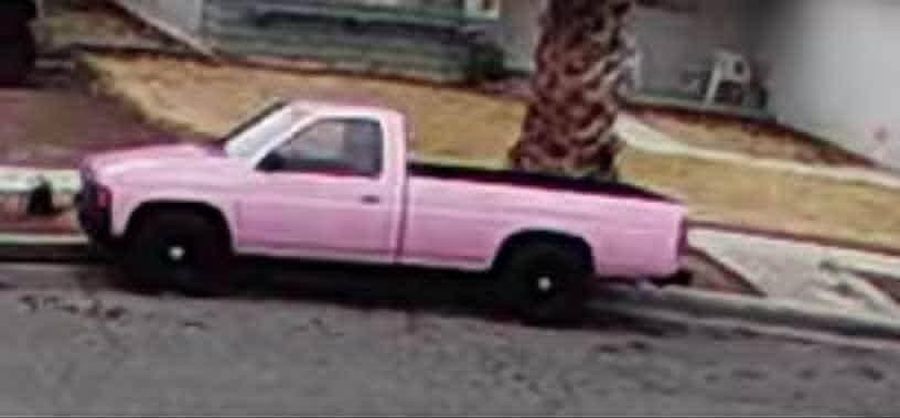 STOLEN 1987 Nissan, bright pink taken yesterday around Challenger Way and Avenue...