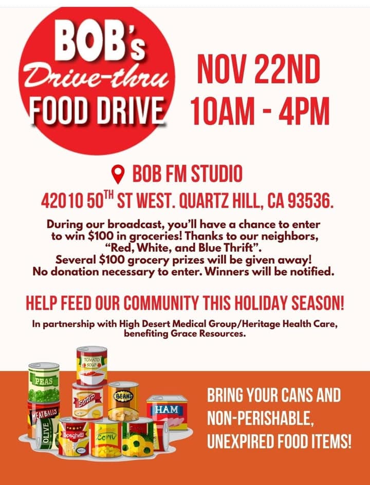 Help feed families in need! Stop by for a chance to win...