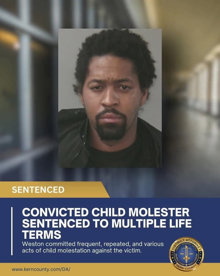 A convicted child molester was sentenced to multiple life terms today. ⚖️...