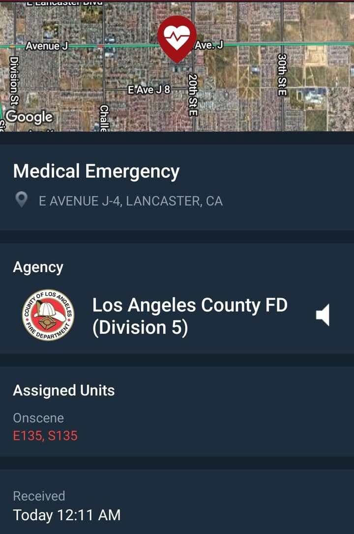 ****CONFIRMED HOMICIDE**** 245GSV....1754 East Avenue J-4 at Terracina Apartments....gunshot victim at location....sheriff...