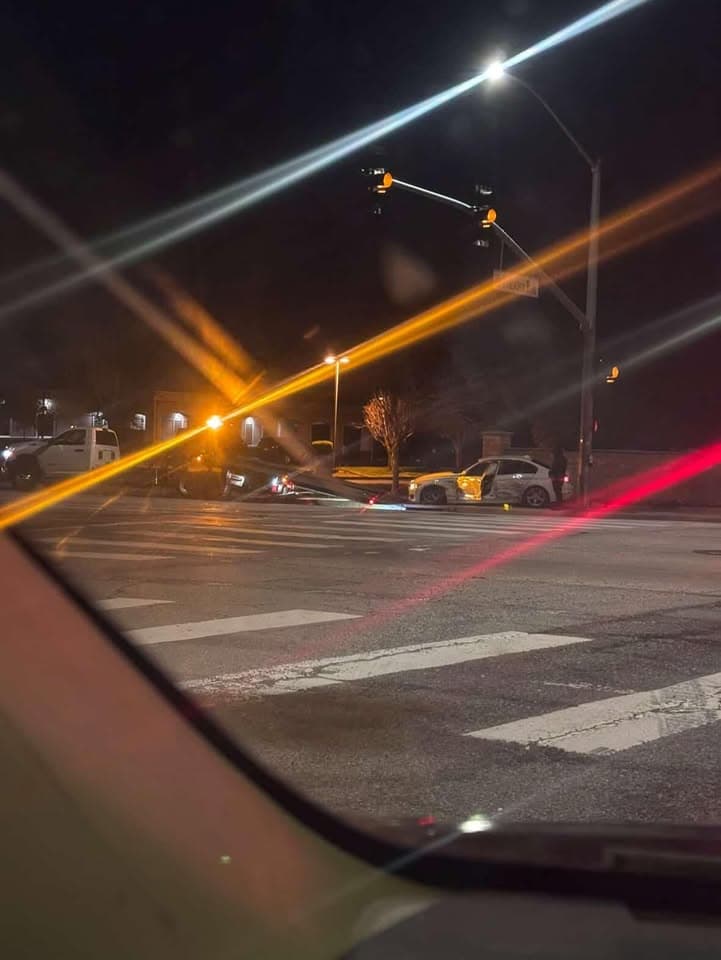 Traffic collsion at Lancaster Blvd and Challenger Way