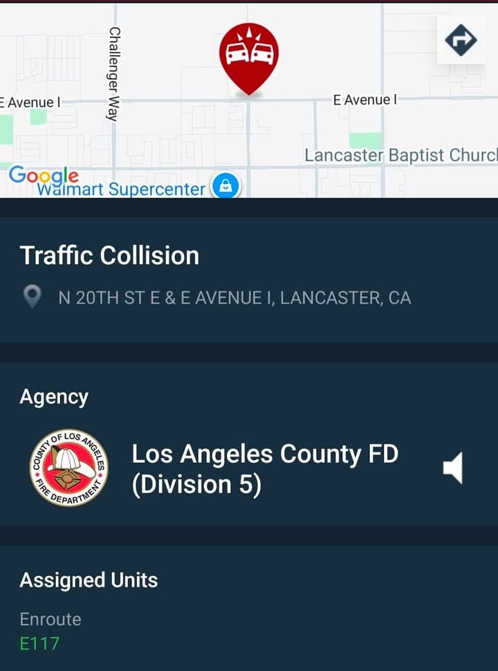 Deputy came upon a three vehicle collsion on Avenue I and 20th...