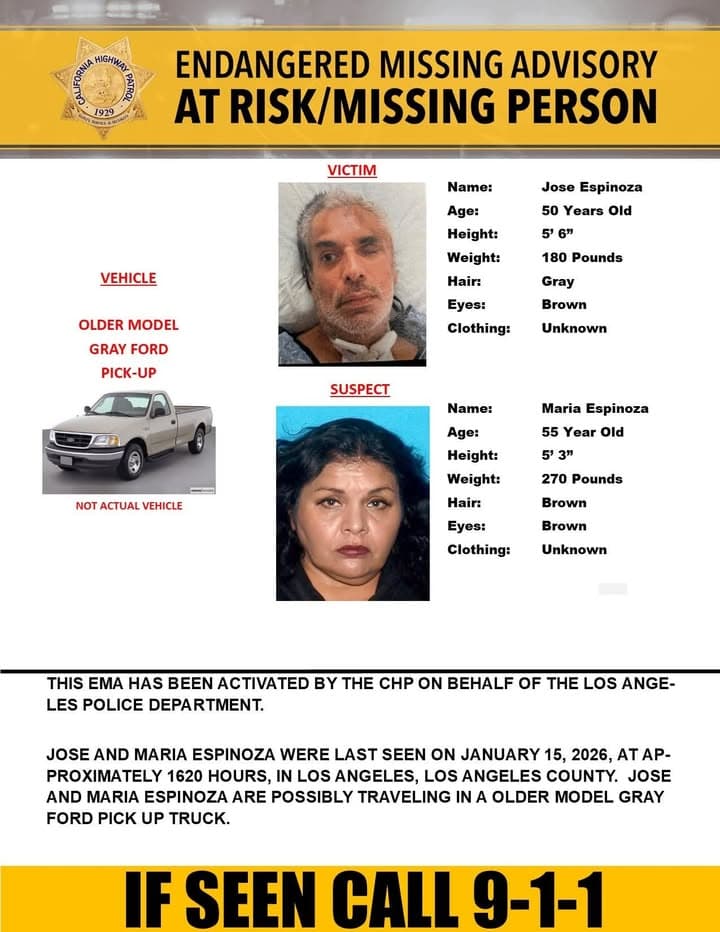 ENDANGERED MISSING ALERT - Los Angeles County Last seen: Chico Avenue and...