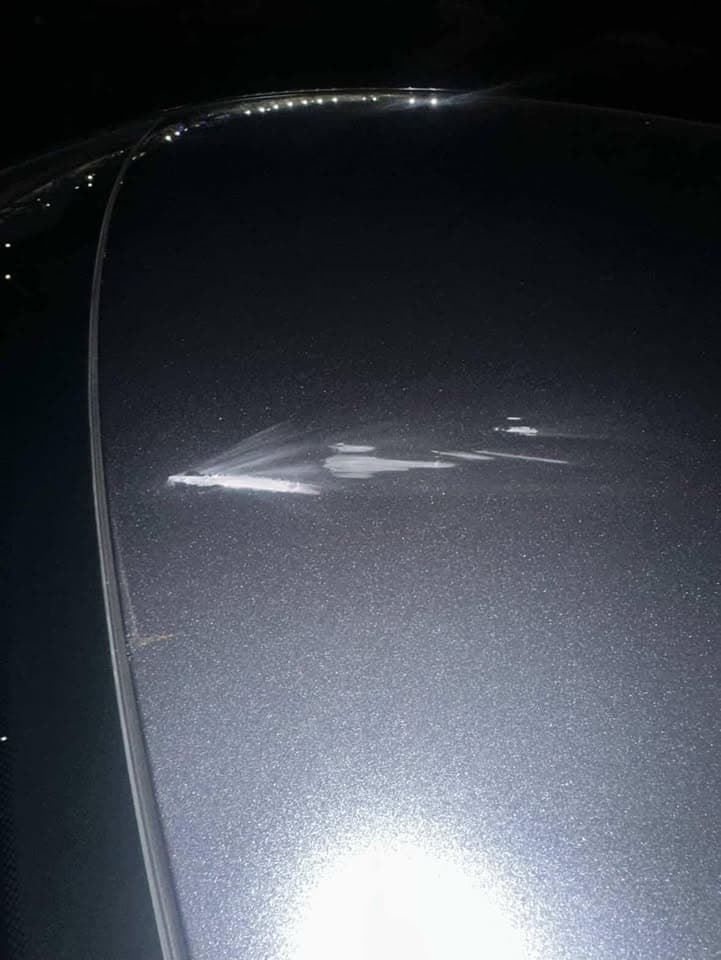 Posting for a follower Someone throwing rocks at cars on 14 south...
