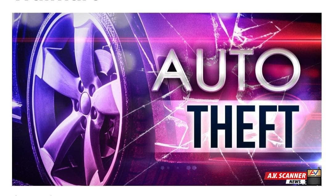503…38700 block Glenbush Avenue…stolen vehicle is a gray Dodge Charger license plate…...