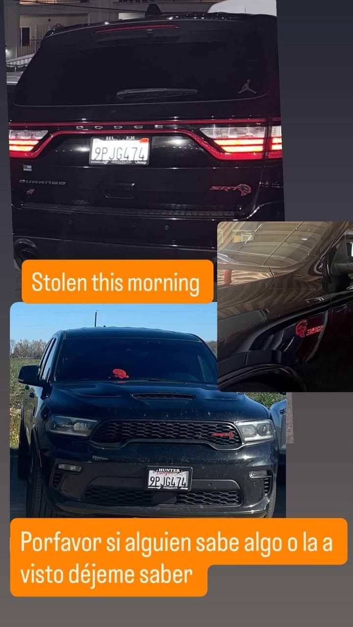 STOLEN Taken early this morning from east Palmdale. Plate #9PJG474. Deputies did...