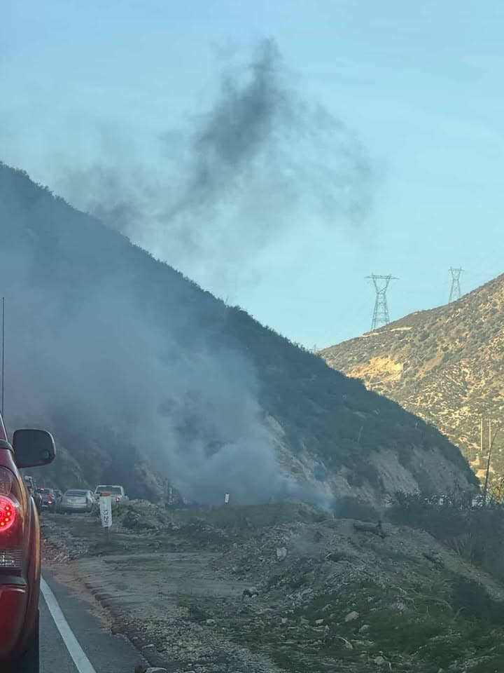 Car fire.....Angeles Forest at Mile Marker 14-21....reported vehicle fire.....CHP and FD enroute...