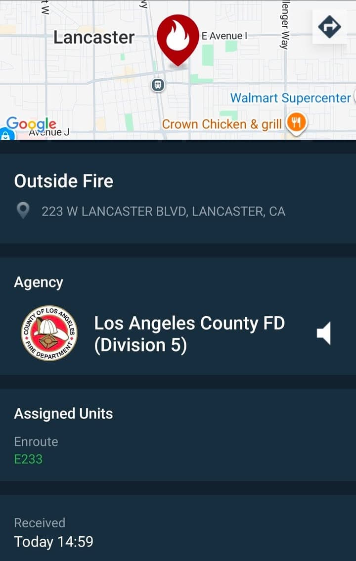 904T....Lancaster Blvd and Yucca....several homeless people lighting trash on fire....sheriff and FD...