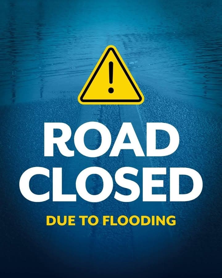 ๐ง Road Closure Alert ๐ง โ Please be advised that the following...