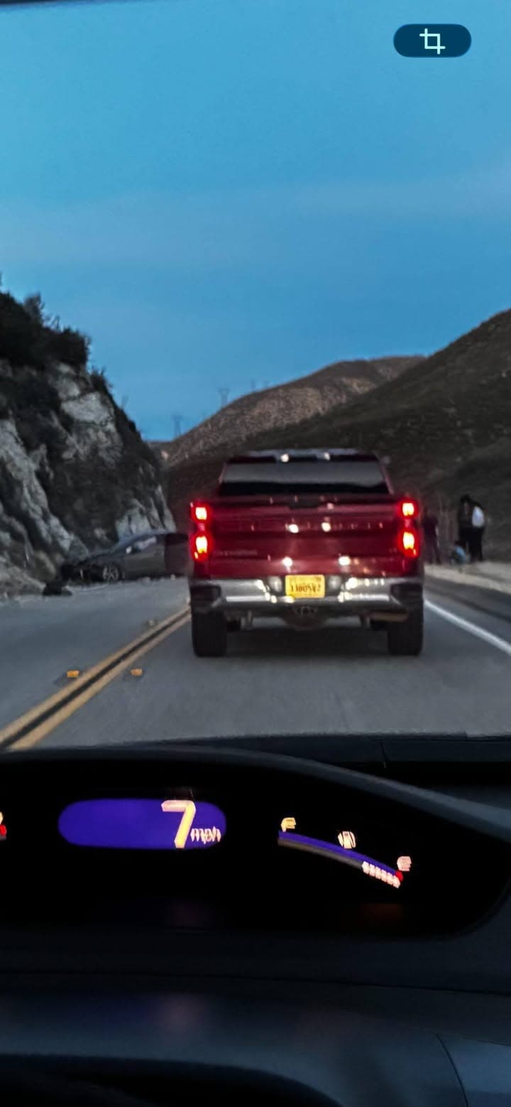 11-79....Angeles Forest near mile marker 13.64....solo sedan vs mountain side....CHP and FD...