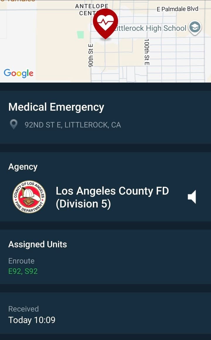902R....92nd Street East and Avenue R.....male adult overdosed, not breathing.....sheriff and FD...