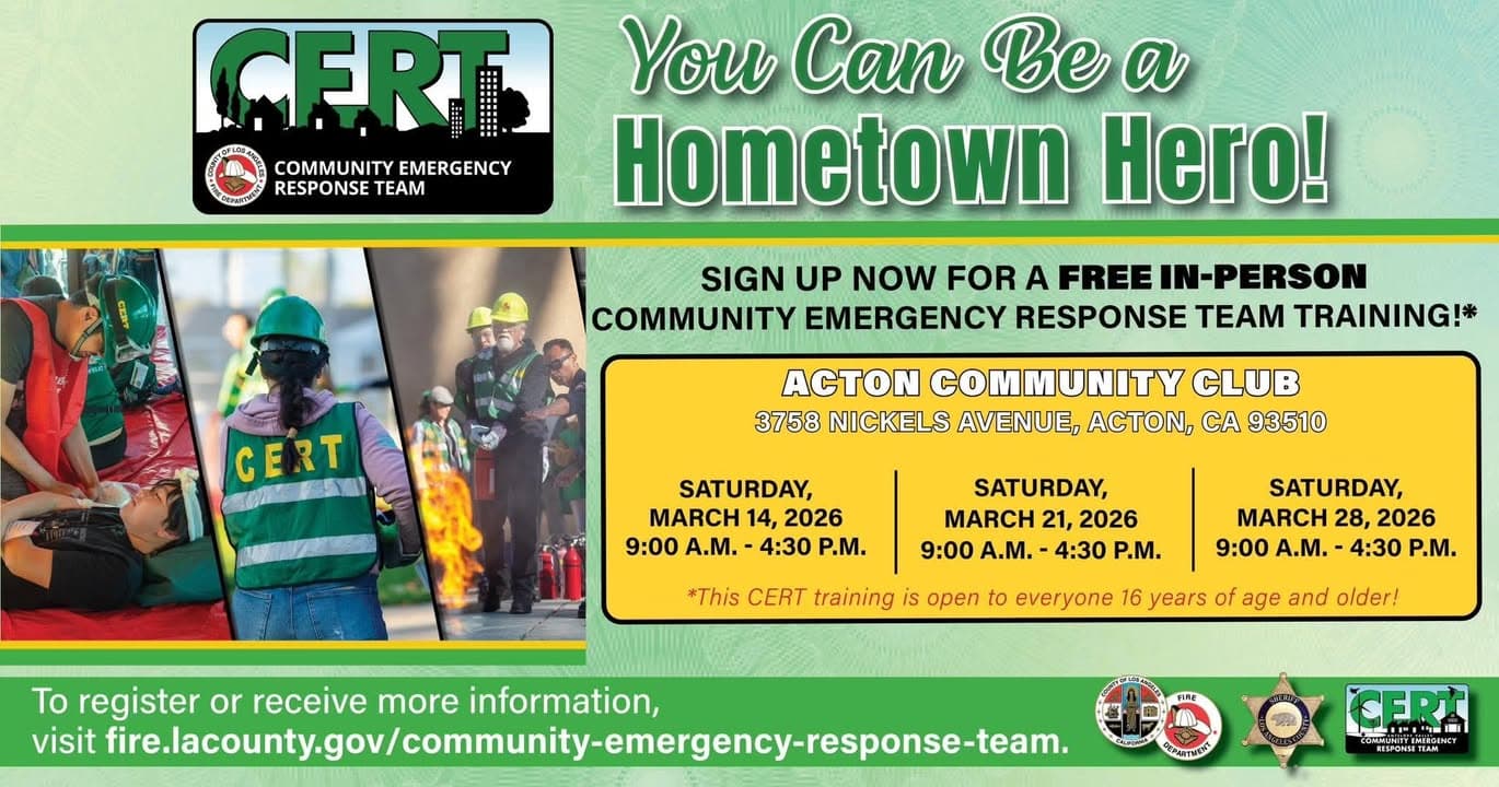 🚨Take a CERT training to be ready for the unexpected! 🚨 Join...