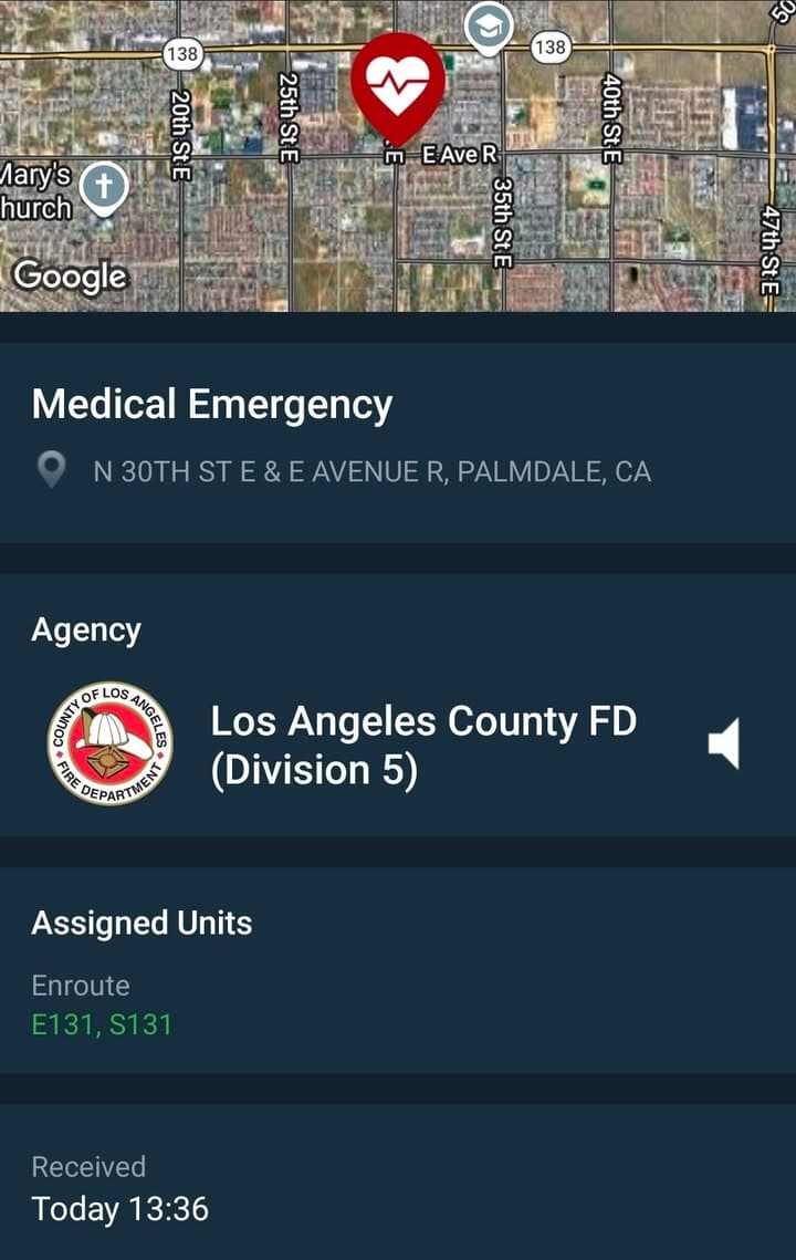 902R....30th Street East and Avenue R at McAdam Park....6 month old choking.....sheriff...