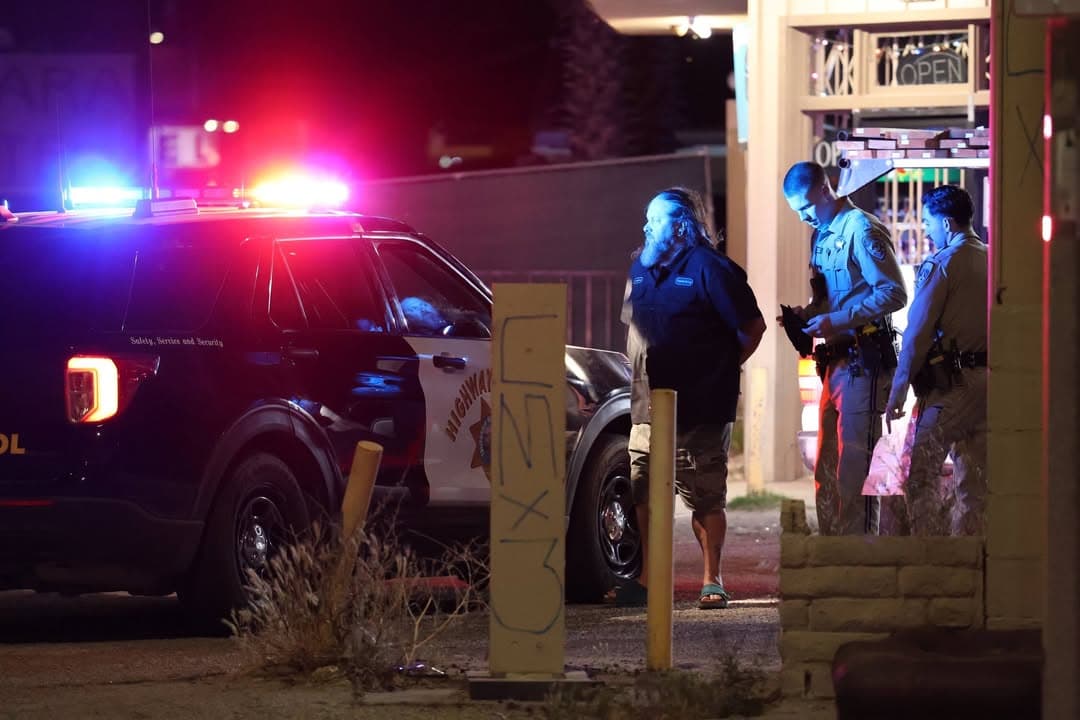 CHP conducted a traffic stop on Sierra Highway just north of Avenue...