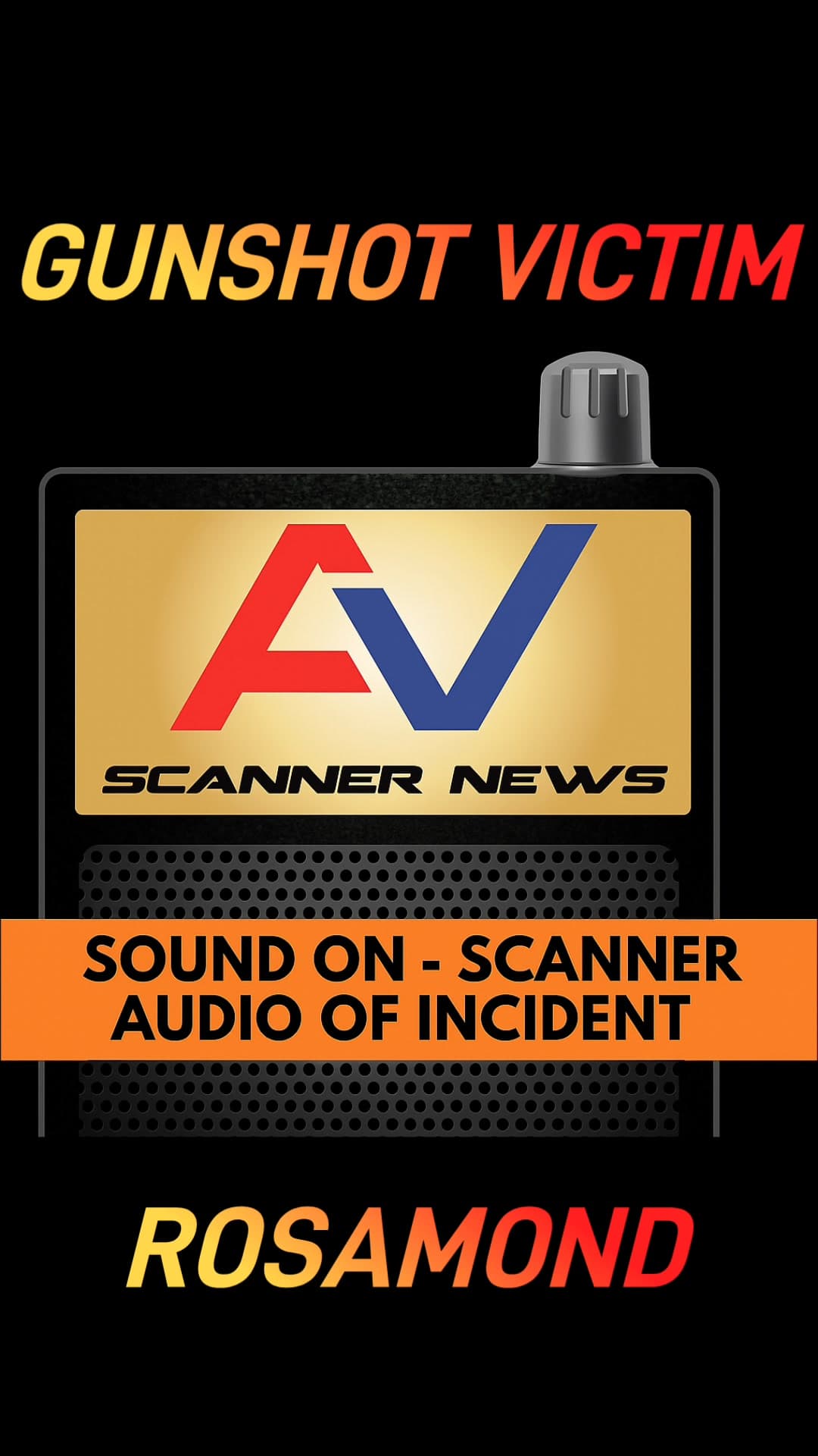 π¨ GUNSHOT VICTIM β ROSAMOND MOTEL Audio from a shooting call last...