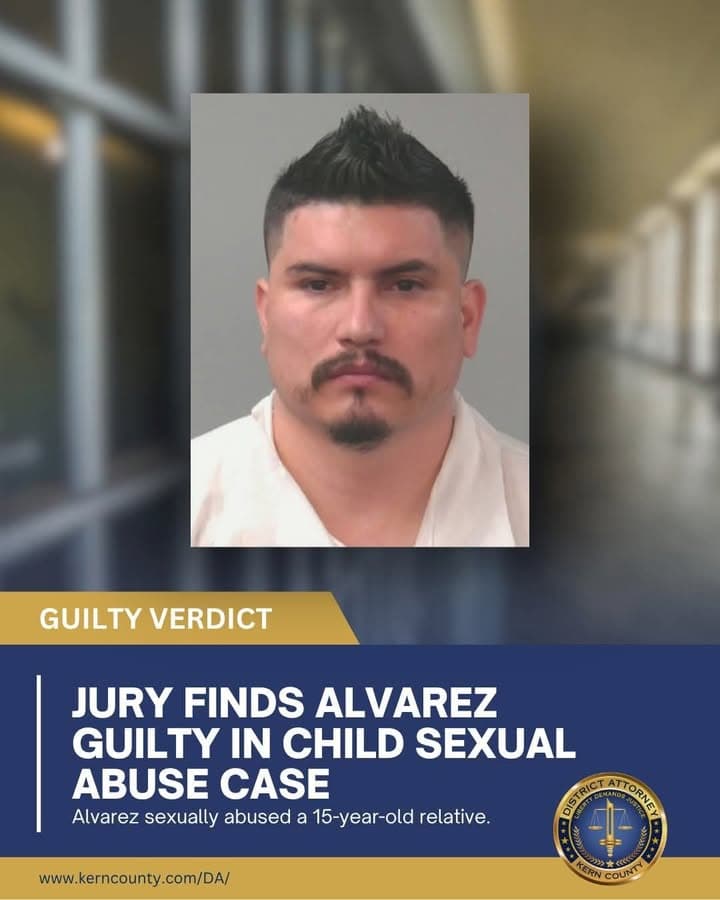 A Kern County Jury convicted Ricardo Alvarez of multiple counts of sexual...