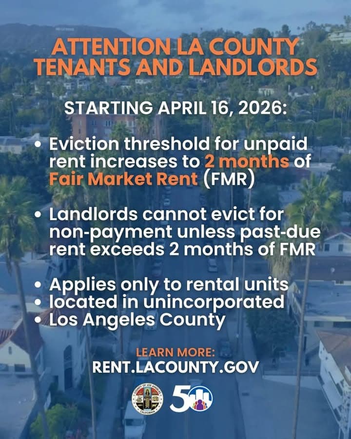 馃摙 Important Update for LA County Renters & Landlords Starting April 16,...