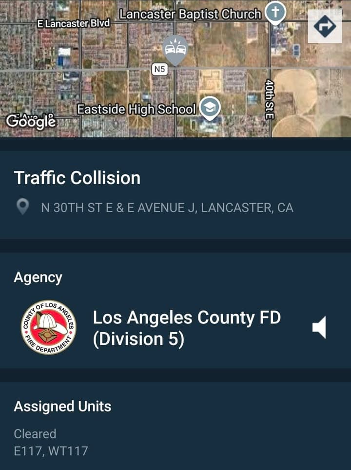 902T/902R....30th Street East and Avenue J....three vehicle collsion....sheriff and FD enroute code...