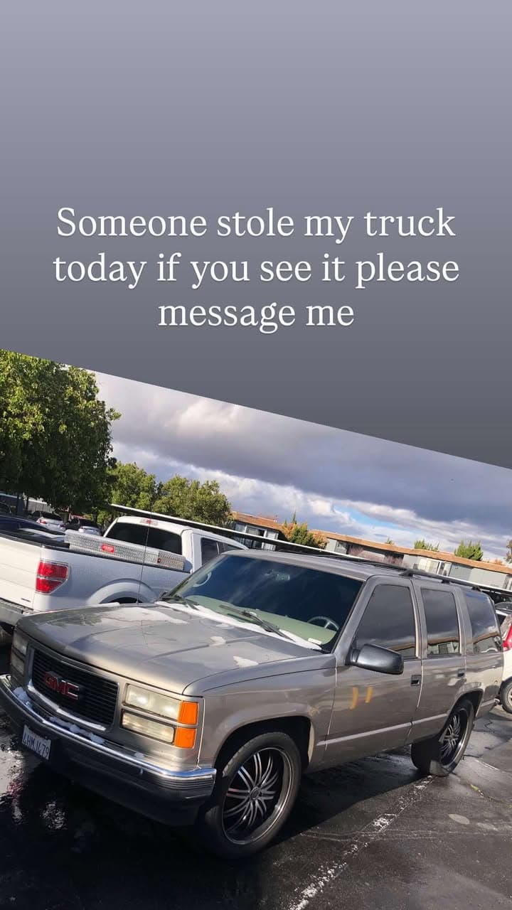 STOLEN Posting for a follower Plate #4HMJ479 Taken from the Mountain Shadows...