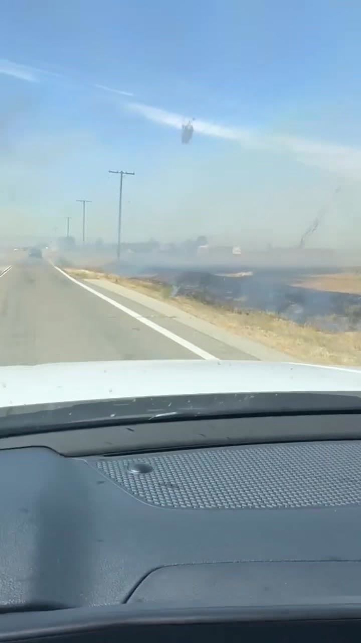 904B....Avenue I and 60th Street West....fire in field....sheriff and FD enroute code...