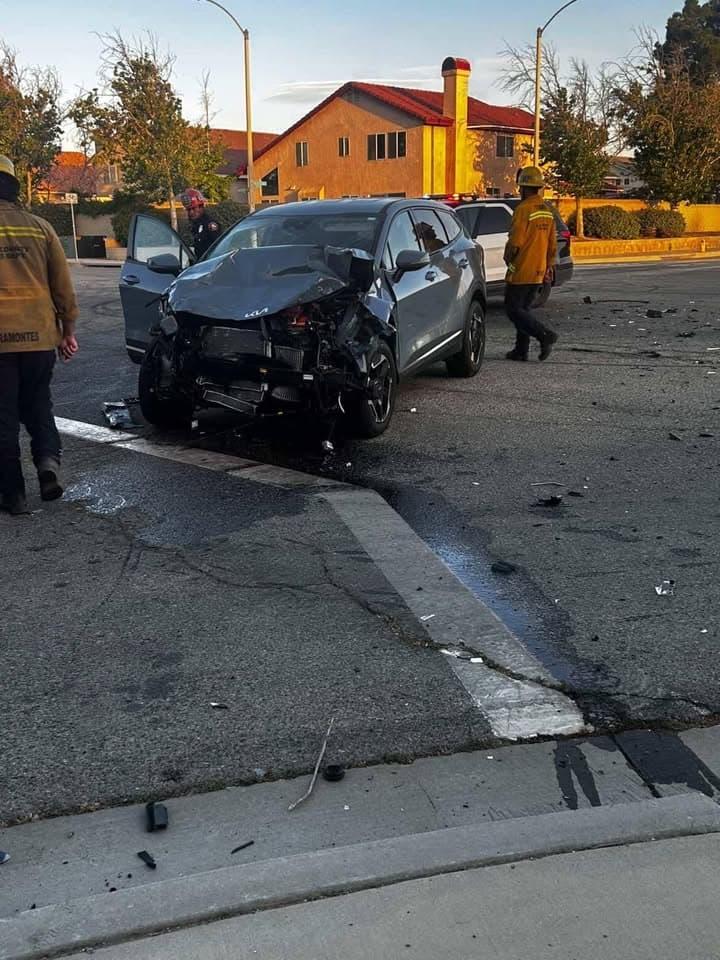 Traffic Collision on 25th Street East and Lancaster Boulevard around 6:45pm