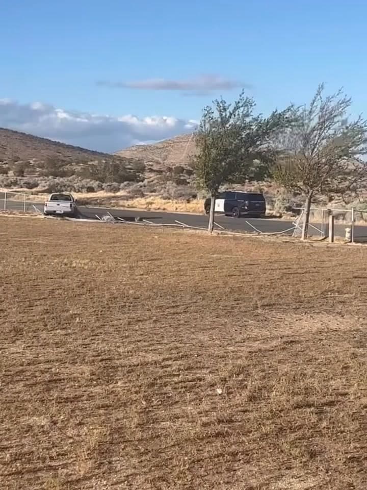 11-82.....Royal Palm Drive and United Street Rosamond....solo vehicle vs fence....no injuries....CHP enroute...