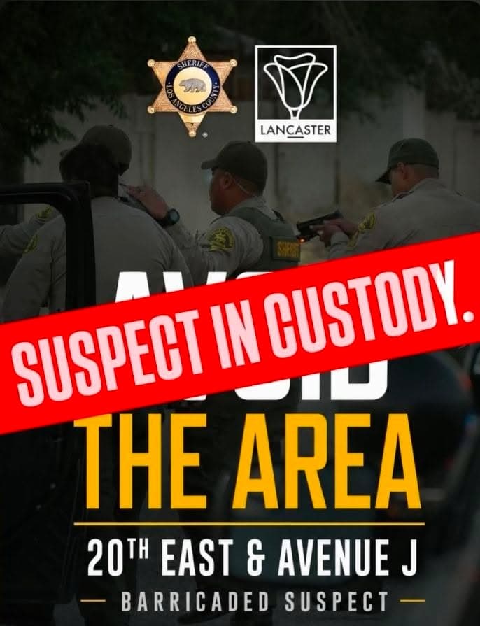 Barricaded suspect from last night on Avenida Del Mar is now in...