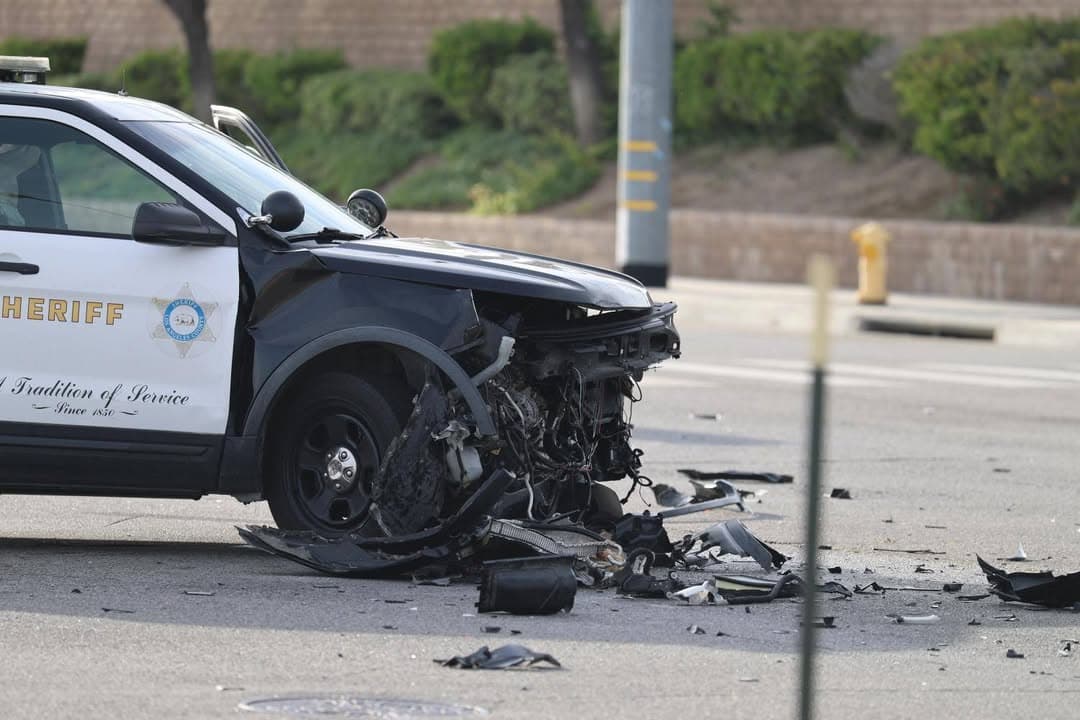 Deputy involved collision just before 7am this morning on 60th Street West...