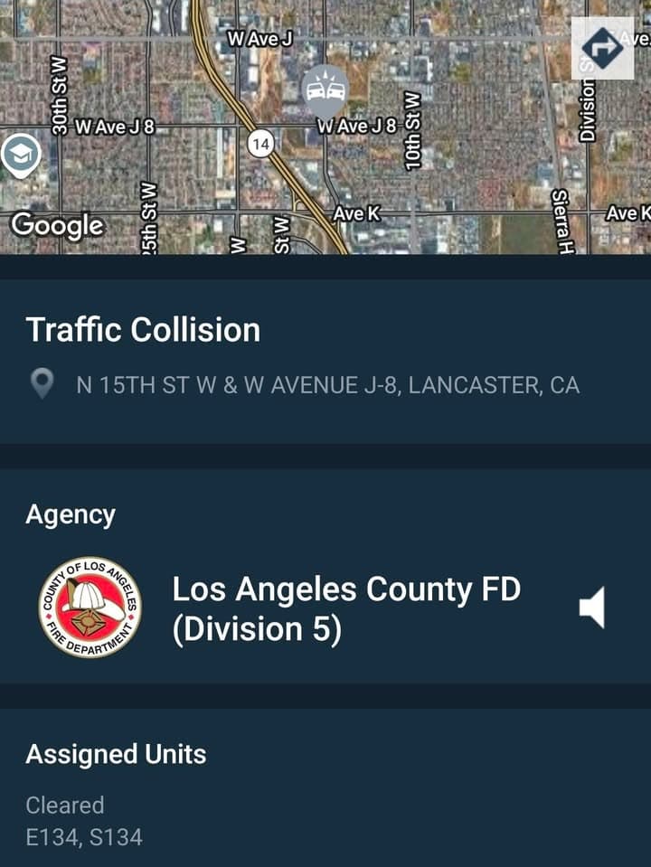 902T/902R....15th Street West and Avenue J-8 at Raquet Club Apts....two vehicle collision....sheriff...