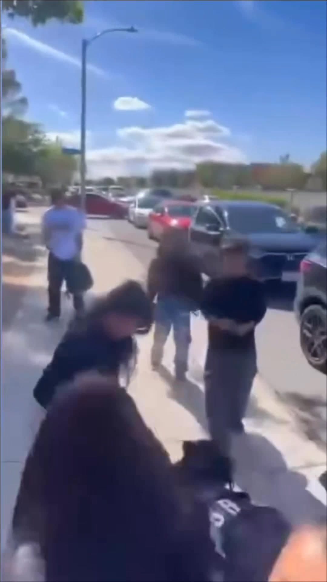 Altercation last week by Palmdale Aerospace Academy. "This fight happened after school...