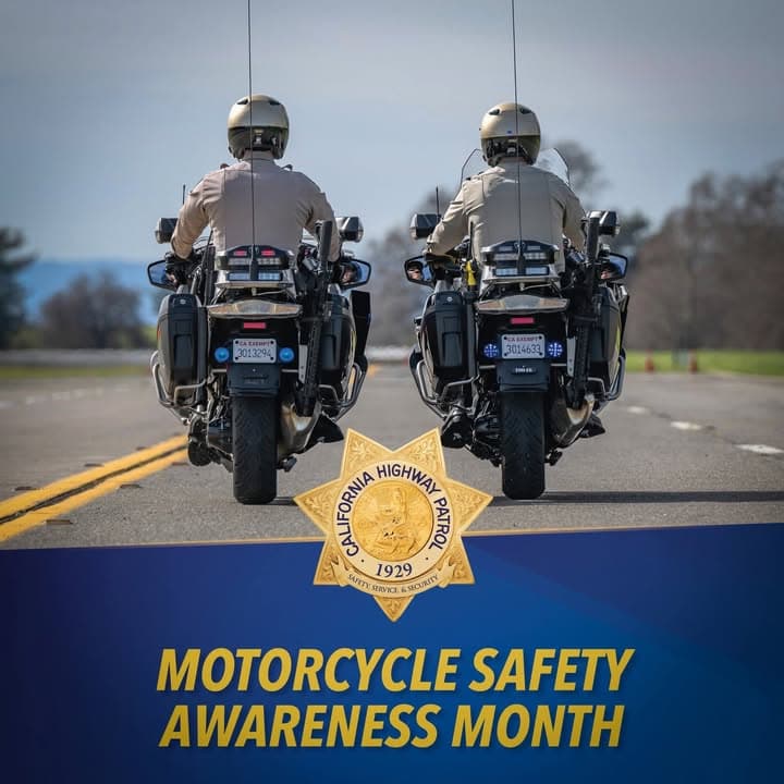 May is Motorcycle Safety Awareness Month ๐๏ธ Motorcycles are smaller and harder...