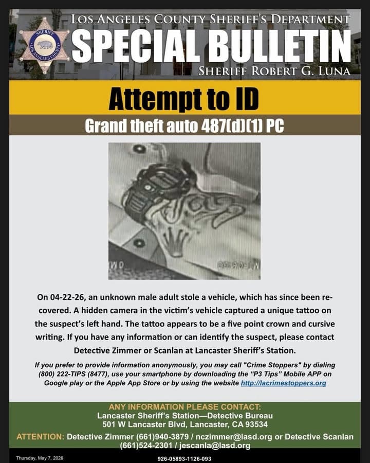 Lancaster Station detectives are seeking the public’s help identifying a suspect connected...