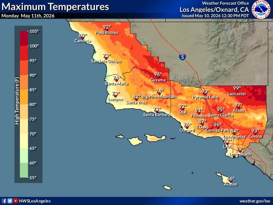 Warm and dry weather is expected to continue through Tuesday. At this...