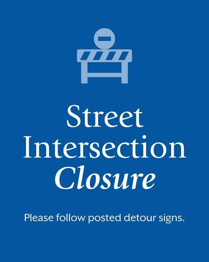 馃毀 Palmdale Street Closure Alert! 馃毀 The intersection of Columbia Way, also...