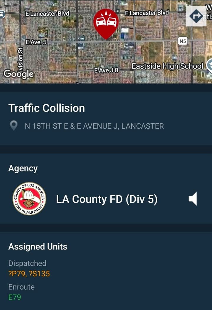 901T/902R....15th Street East and Avenue J....motorcycle involved collision....sheriff and FD enroute code...