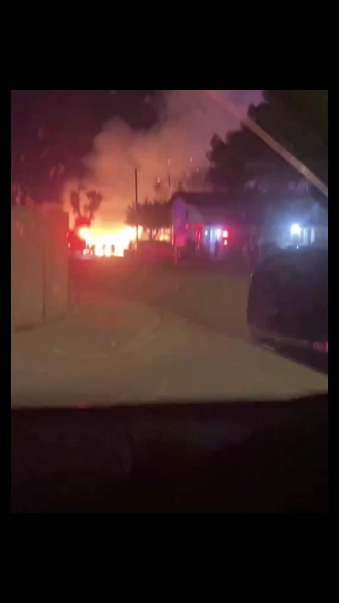 2nd alarm structure fire on Trevor and Kildare at 12:30 this morning....